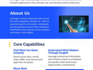 Leverage is an AI-powered platform that enables employees and teams to work more efficiently