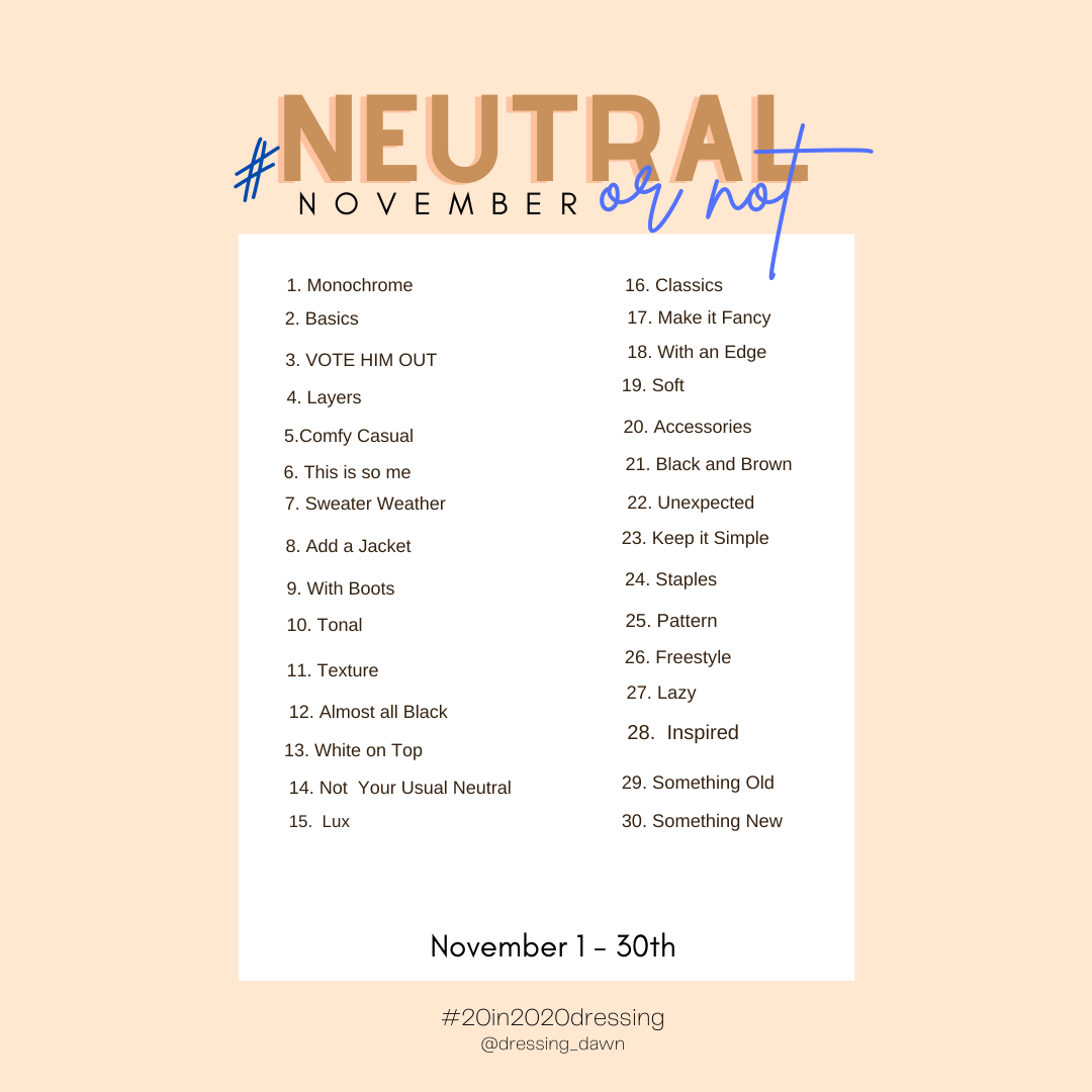 Neutral November Participants content media
