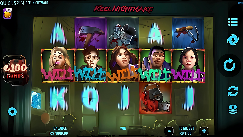 Tela do jogo Reel Nightmare