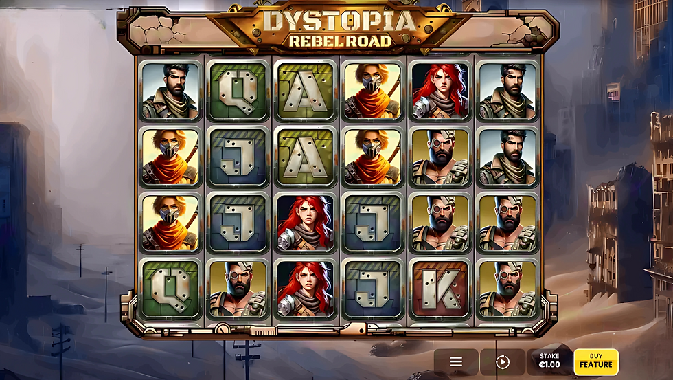 Tela do jogo Dystopia Rebel Road