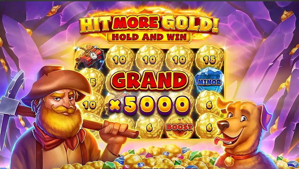 Tela de Hit More Gold!