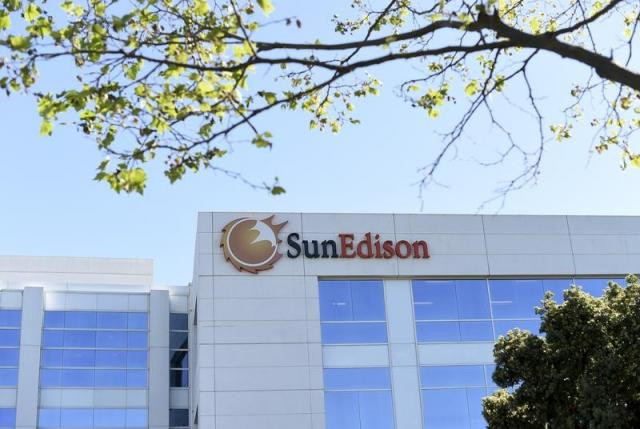 The headquarters of SunEdison is shown in Belmont, California April 6, 2016.