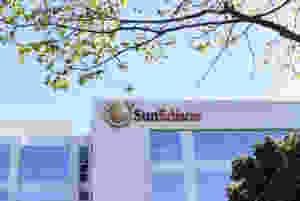 The headquarters of SunEdison is shown in Belmont, California April 6, 2016.