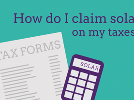 How do I claim the solar tax credit (ITC)? Form 5695 instructions