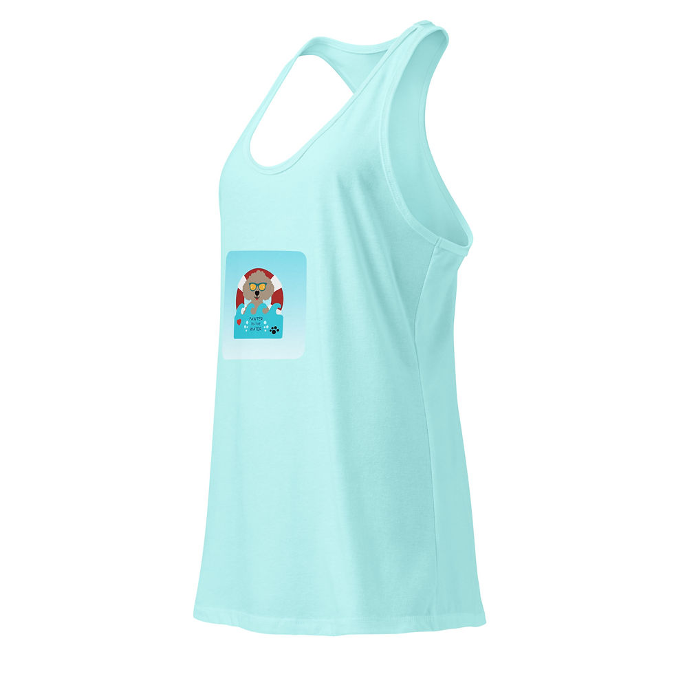 Thumbnail: Pawter Logo Women’s fitted racerback tank top