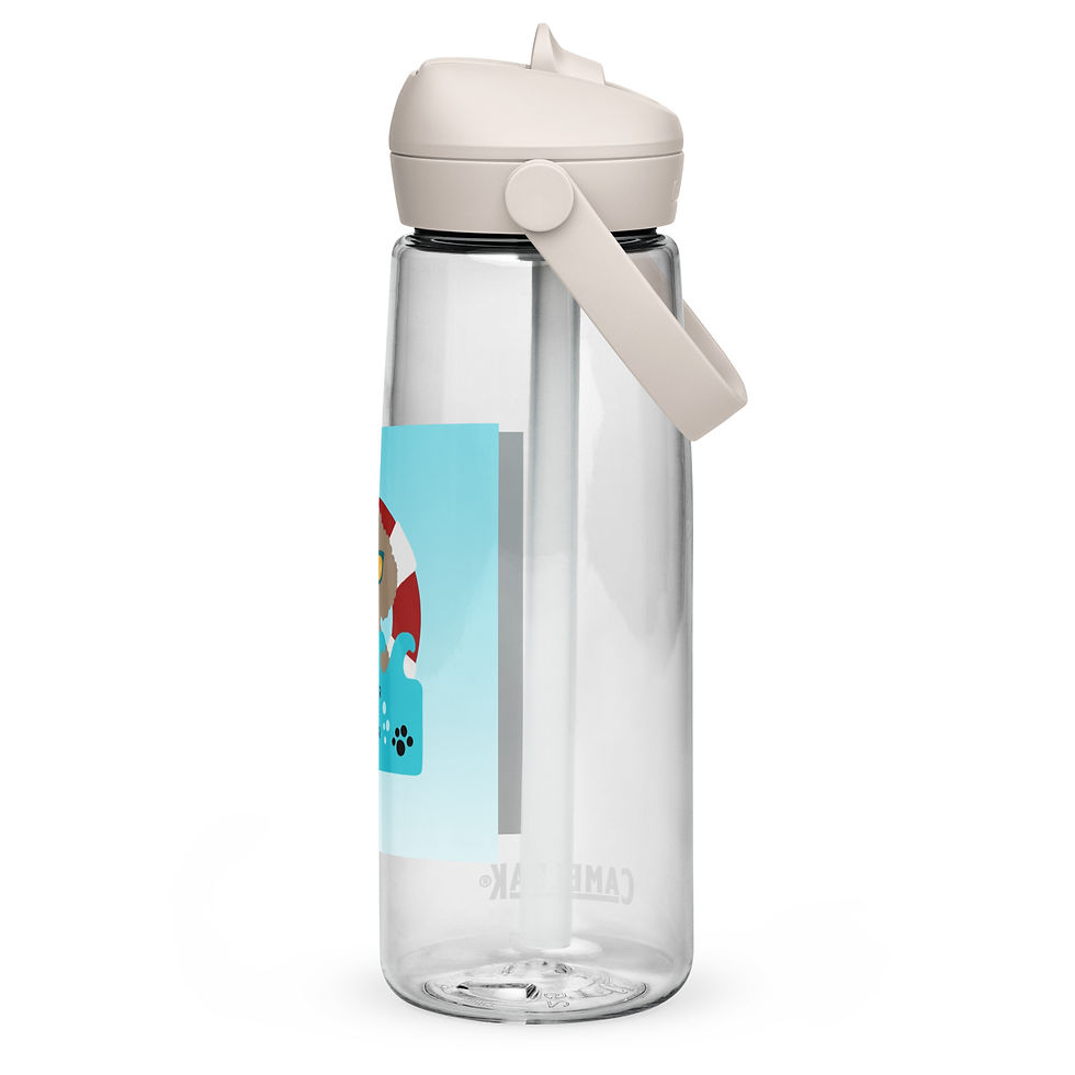 Thumbnail: Pawter Flip straw water bottle