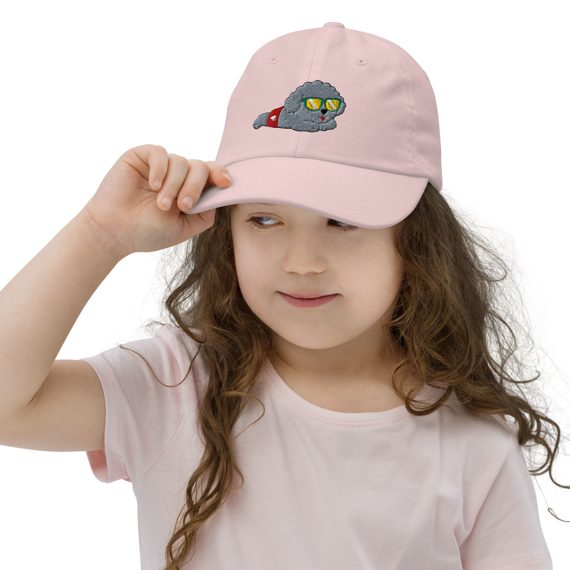 Pawter Laying Down Youth baseball cap