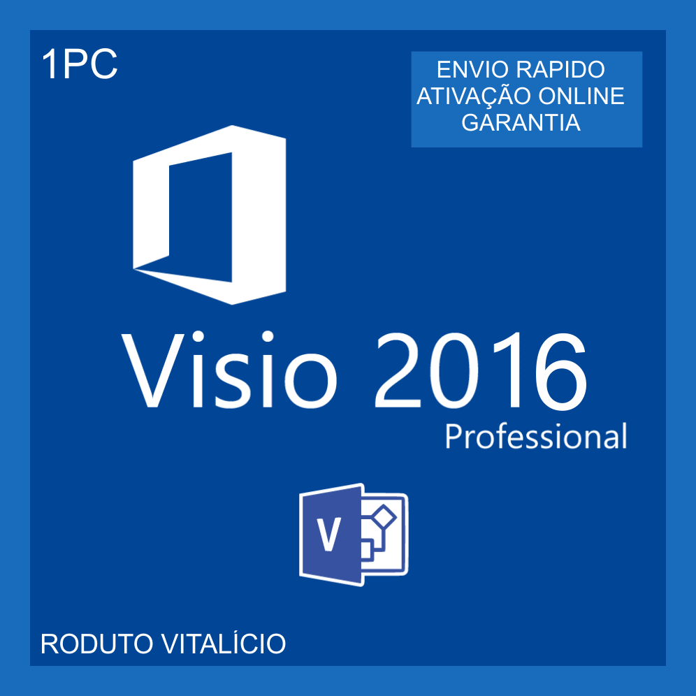 Visio Professional 2016 32/64 Bits