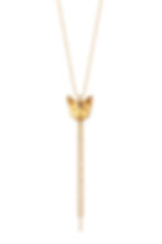 Bastet Cat goddess necklace with removable tassel