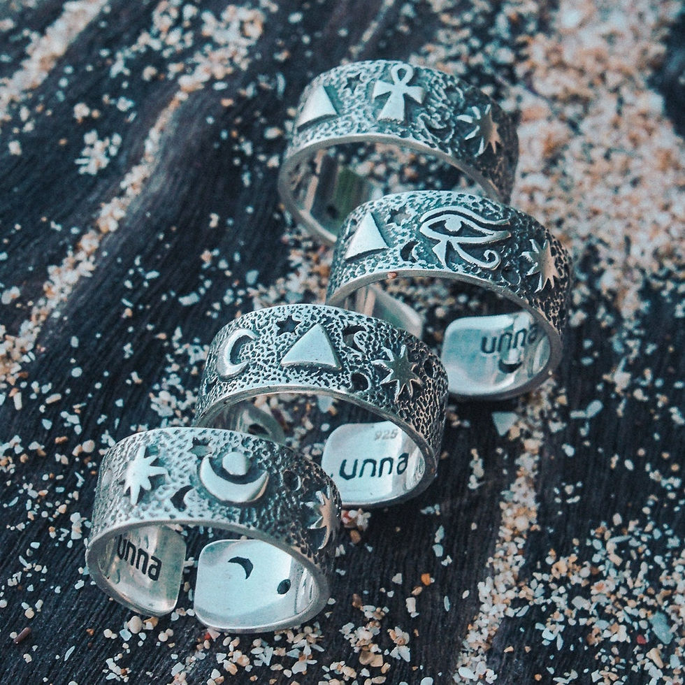 Thumbnail: Goddess codex - oxidised silver