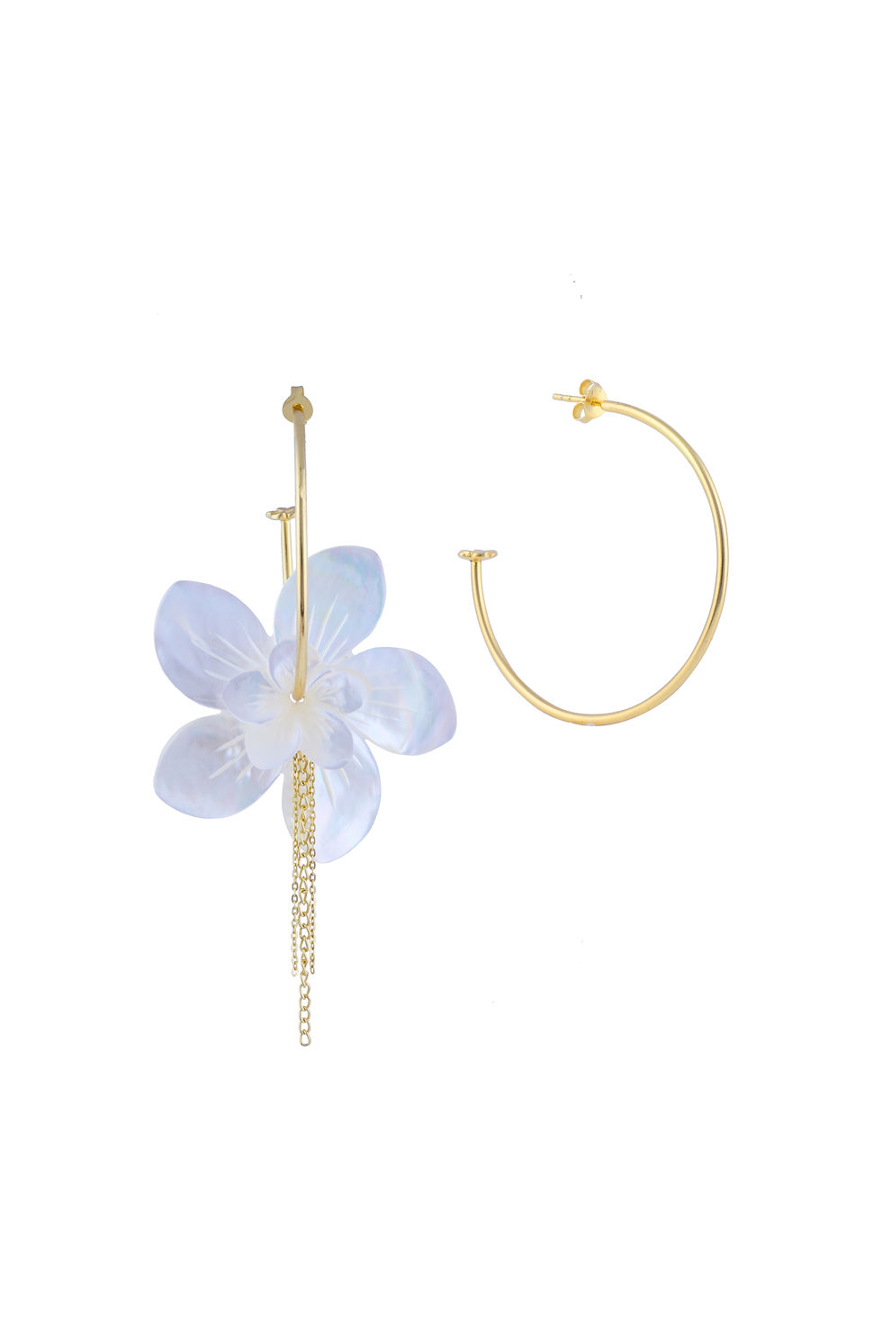 Thumbnail: FRANGIPANI FLOATING EARRING