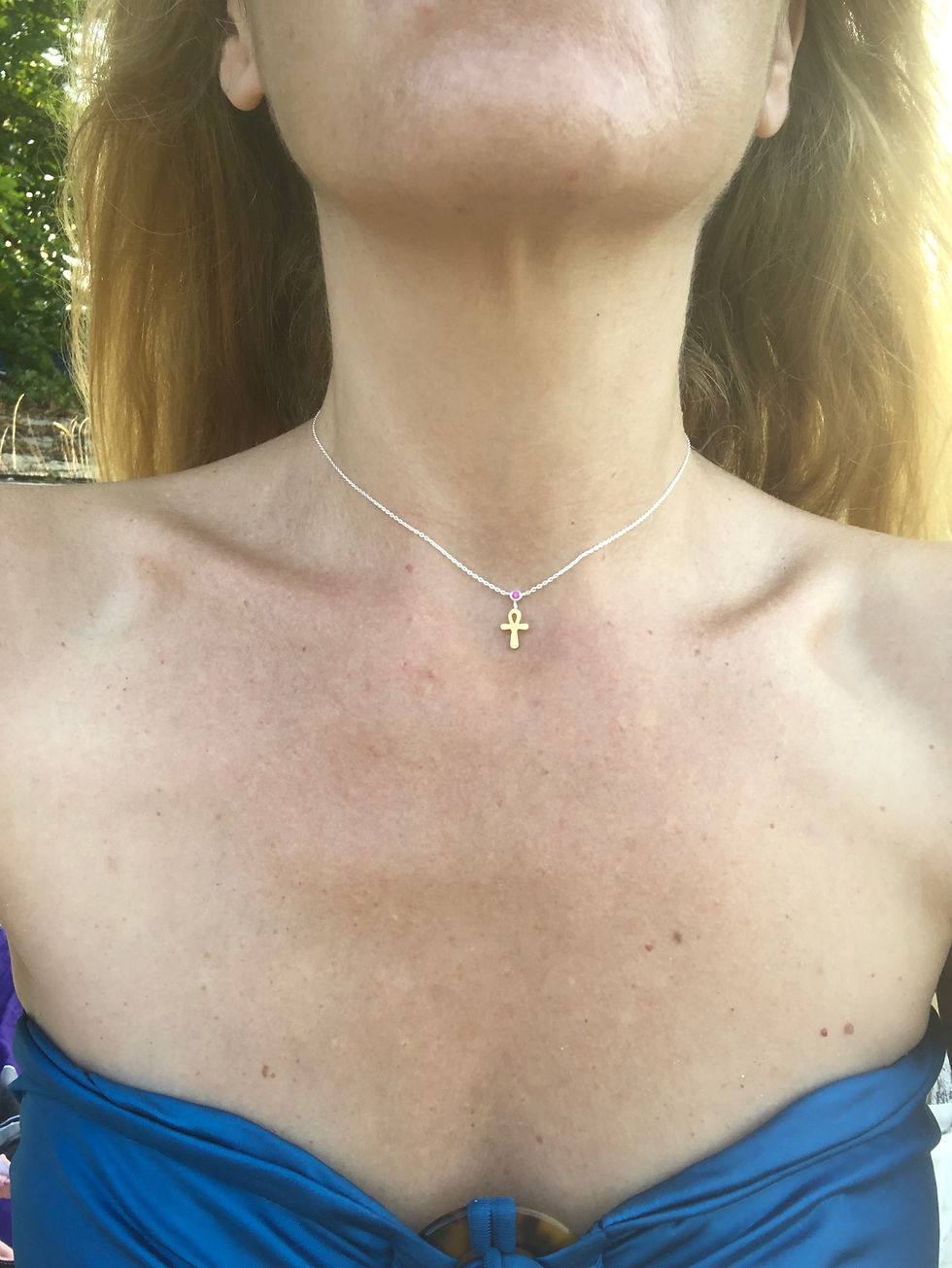 Thumbnail: MINI ANKH CHOKER CHARM