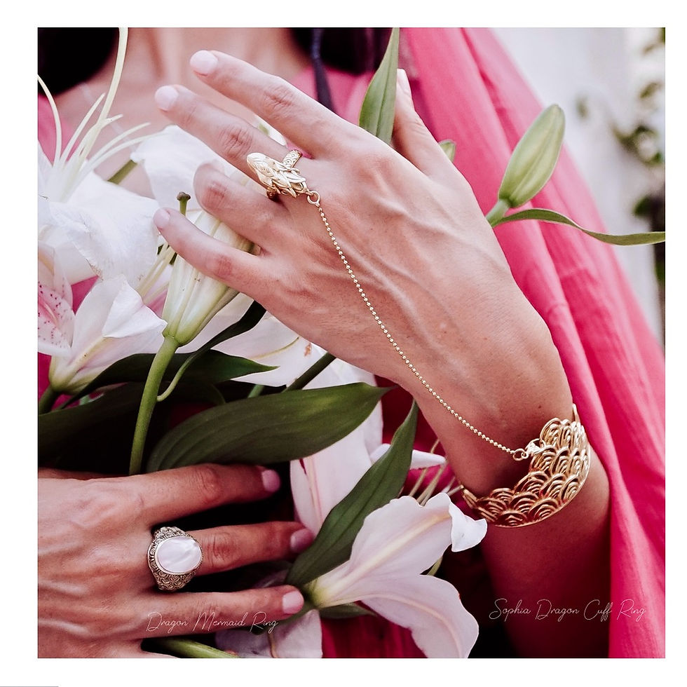 Thumbnail: Dragon priestess ring