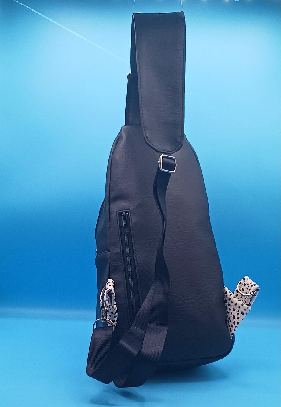 Thumbnail: Black and White Leopard Sling Bag 