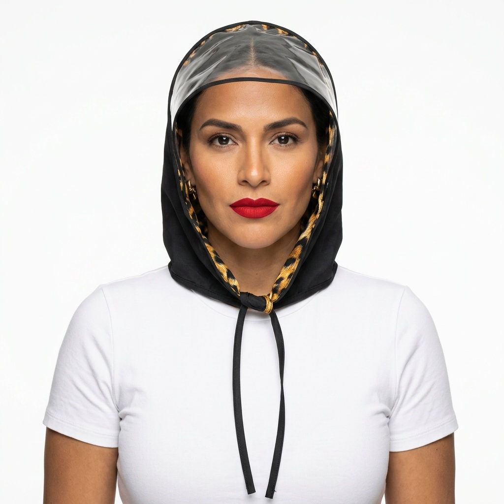 Vintage inspired Rain Bonnet Satin Lined