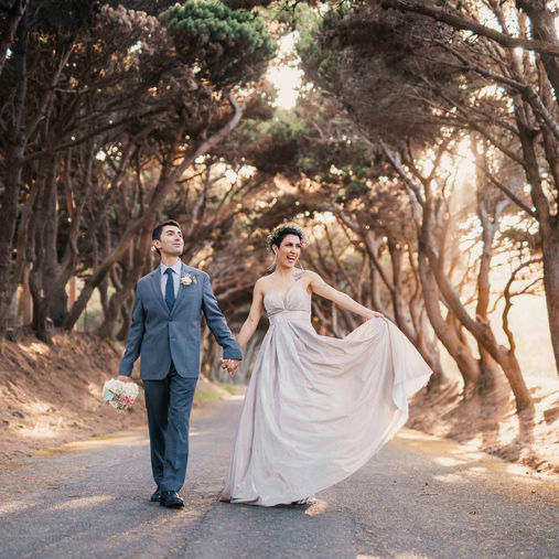 Maryam and Amad's Anniversary Shoot in Mendocino, CA