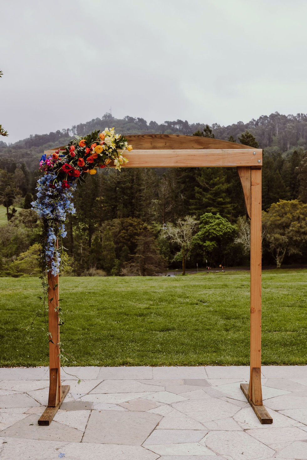 Ceremony alter at the Brazilian Room in Berkeley, CA