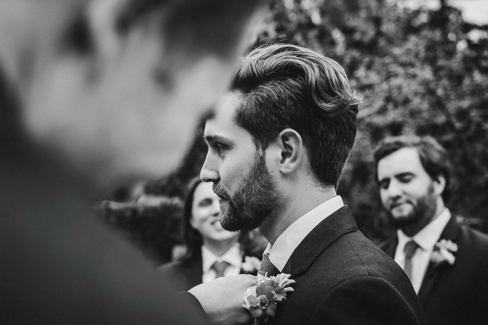 Groomsmen at the Brazilian Room in Berkeley, CA