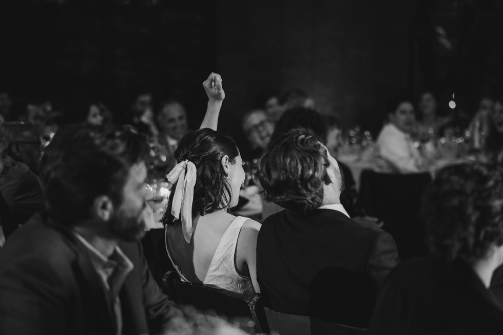 Wedding toasts at the Brazilian Room in Berkeley, CA