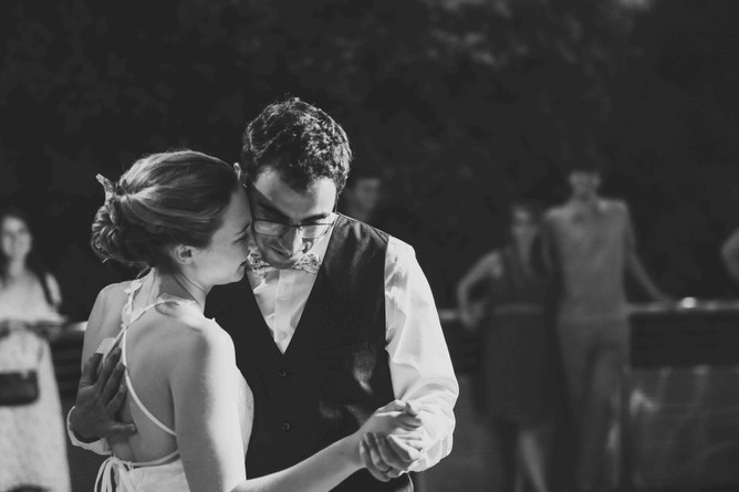 first dance at Chabot Space and Science center