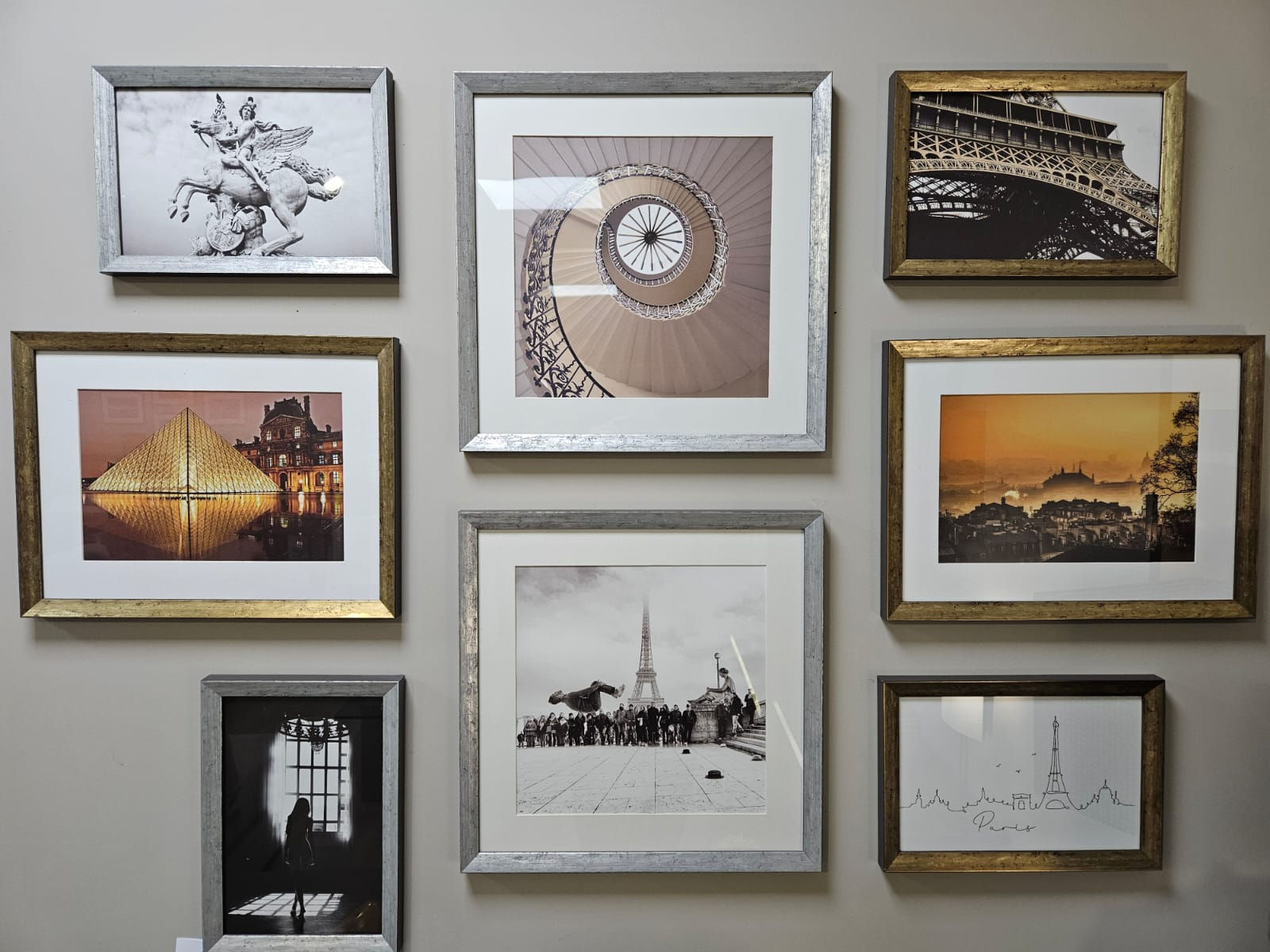 Quadri Bubola & Naibo composizione Parigi frame set 6570/mi