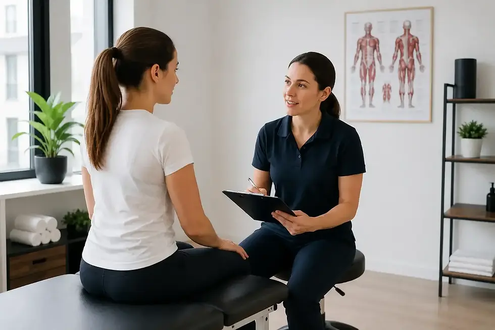 Physiotherapy session in London