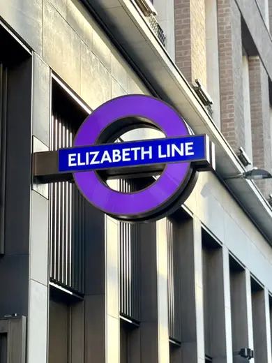 Elizabeth Line At Central London
