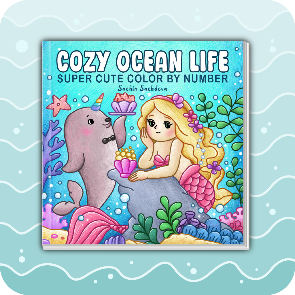 Cozy Ocean Life Color by Number