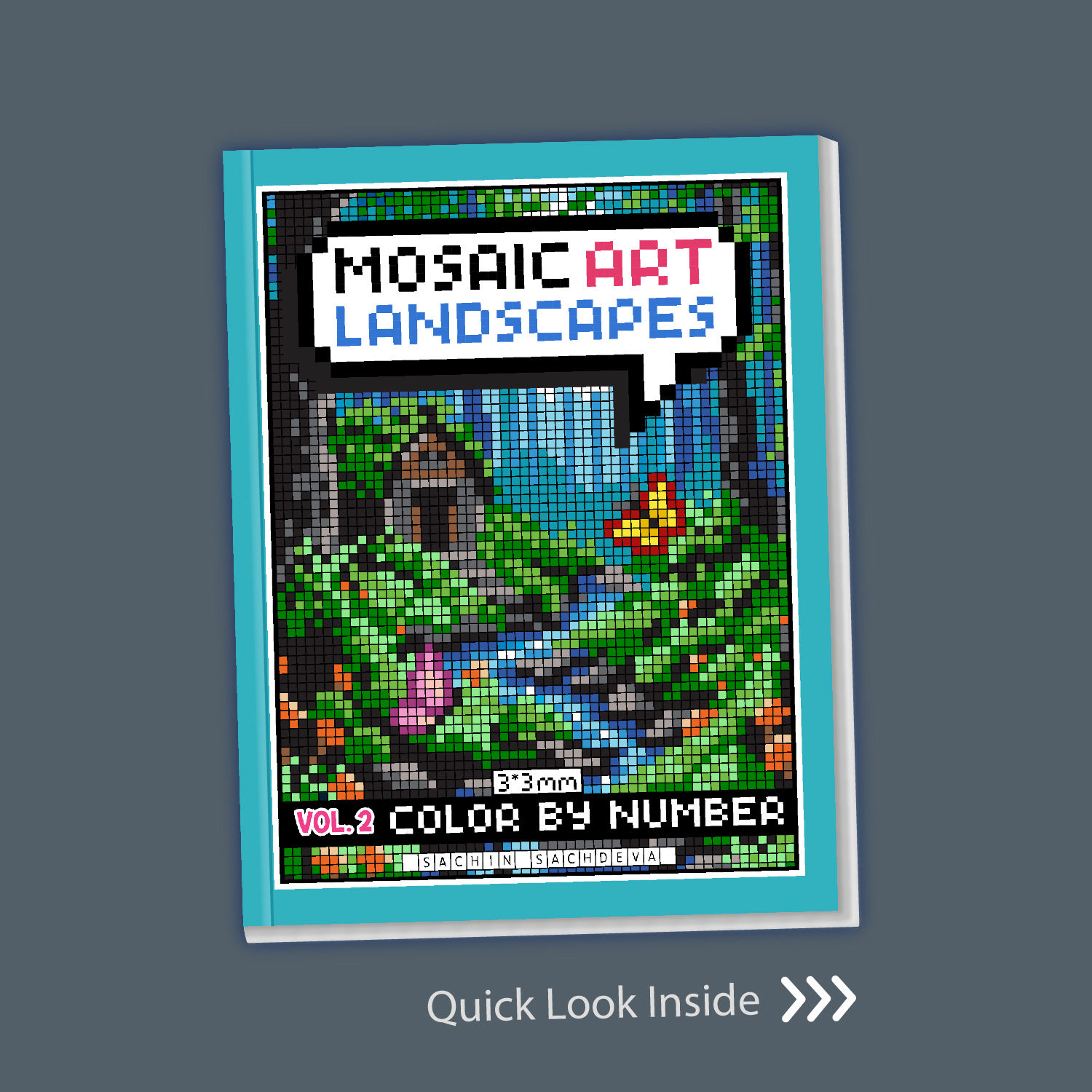 Mosaic Art - Landscapes Vol 2 (Color by Number)