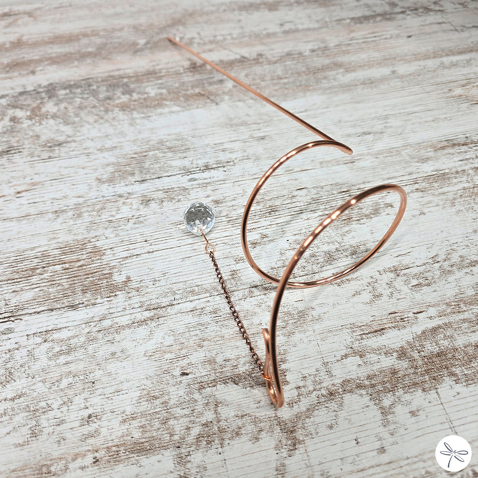 Thumbnail: Crystal Wide Curl Plant Support Stake
