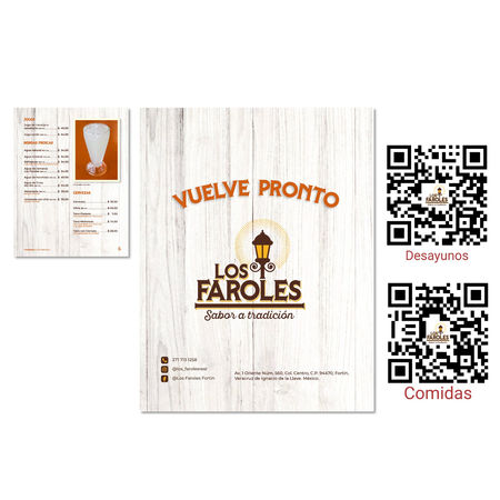 menú restaurante comida tradicional mexicana 