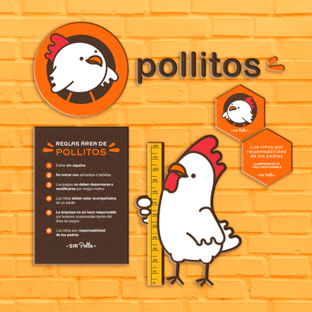 mockup diseño pollos al carbón
