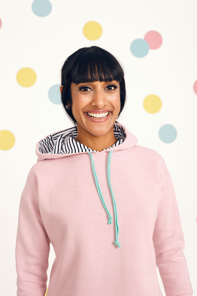 Marketing photo of Tilly and the Buttons Stella Hoodie