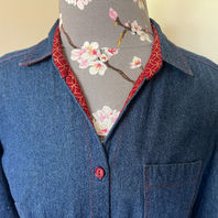 Simplicity 8014 Denim Shirt Dress - Part 1: Design