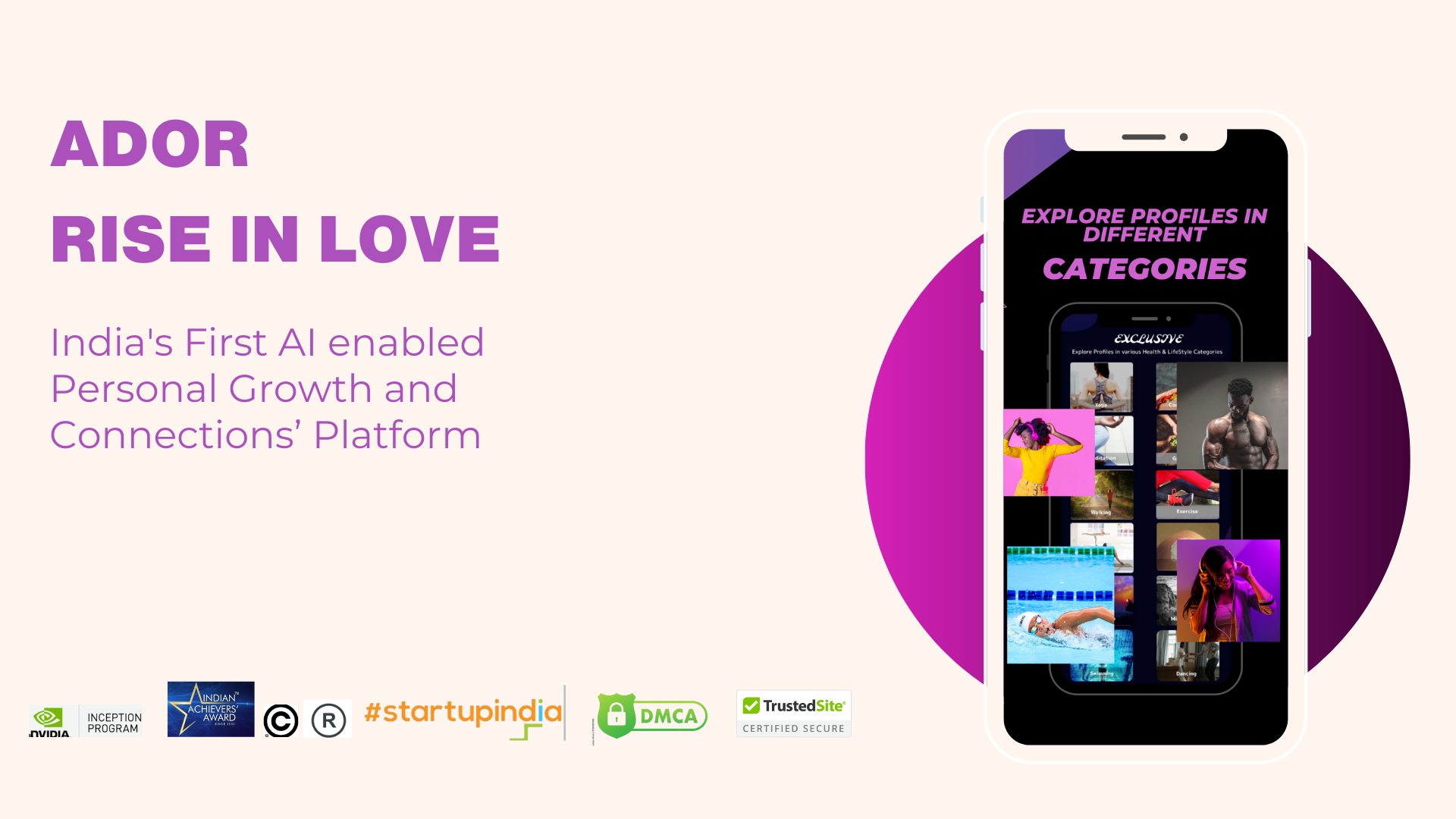 Ador Growersity provides engaging content around education and personal mindset as a part of Ador - Rise in Love brand