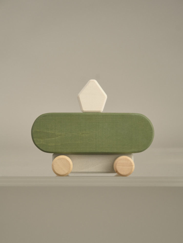 Thumbnail: Handmade Wooden Vehicle Push Toy by Dia Feliz Kids Shop
