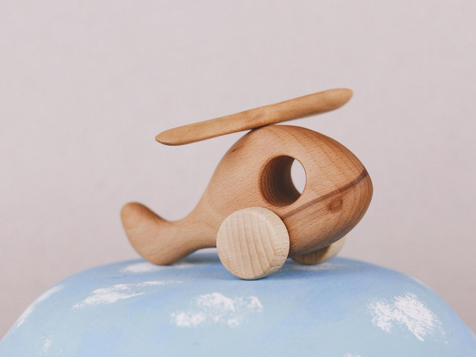 Thumbnail: Wooden toy Helicopter