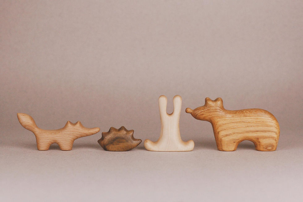 Tateplota Handmade Wooden Animals