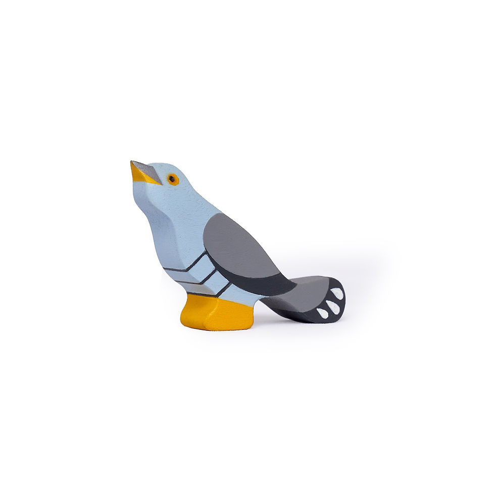 Thumbnail: Waldorf wooden toy bird