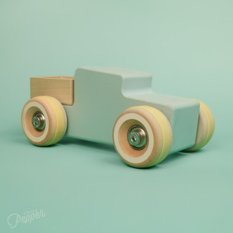 Thumbnail: CHILL PEPPER Chunkies No. 02 - Wooden Pick-Up Truck  "The Workhorse"