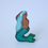 Thumbnail: Wooden Mermaid with Teal Hair and Dark Skin Tone 