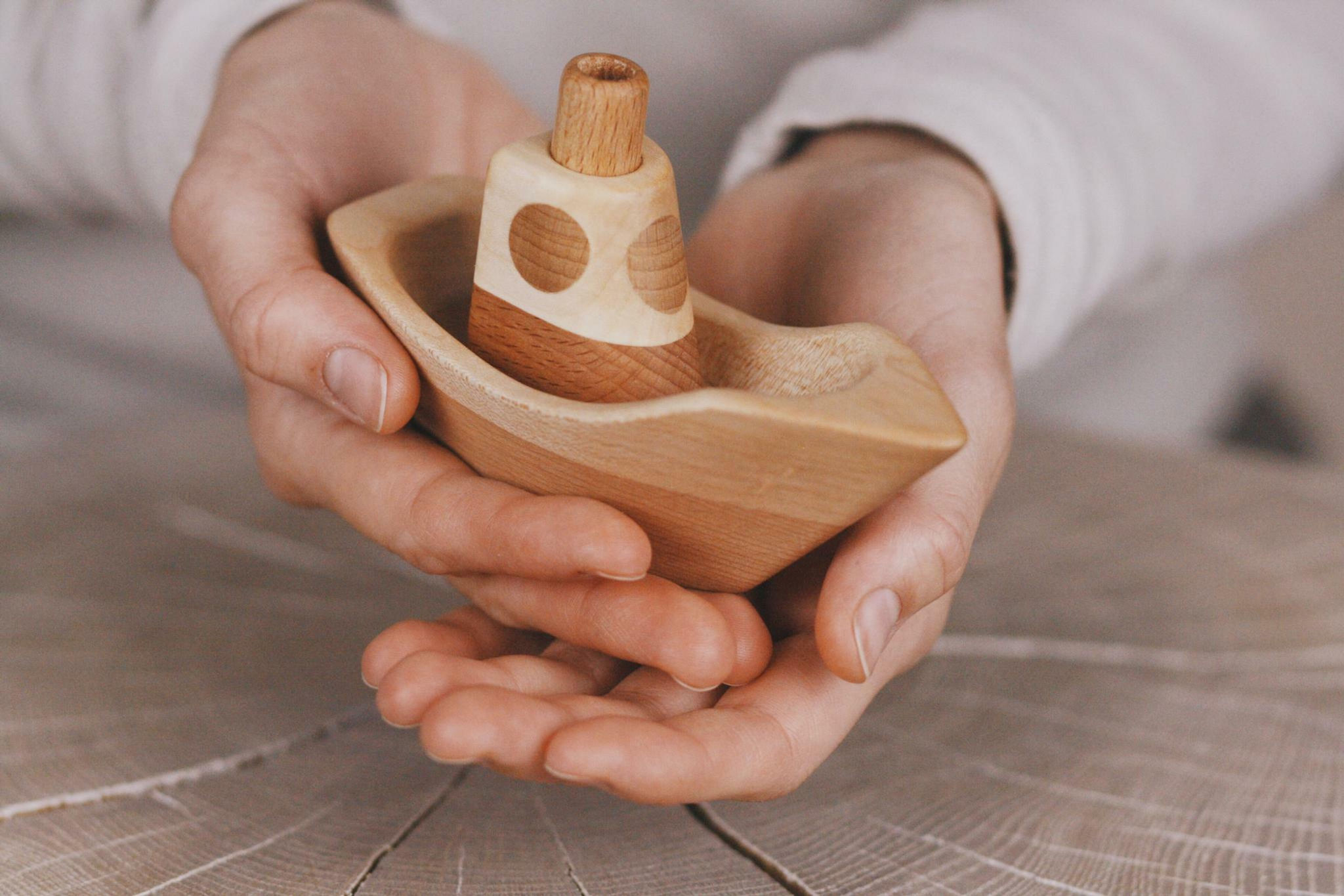 Tateplota Wooden Toy Boat
