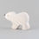 Thumbnail: Handcrafted Wooden Polar Bear Cub Figurine Waldorf-inspired by Mikheev workshop