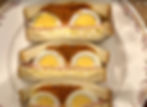 ニンジンたっぷりのハムタマゴサンド(ハーフ)