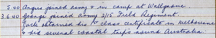 Angus George army dates.jpeg