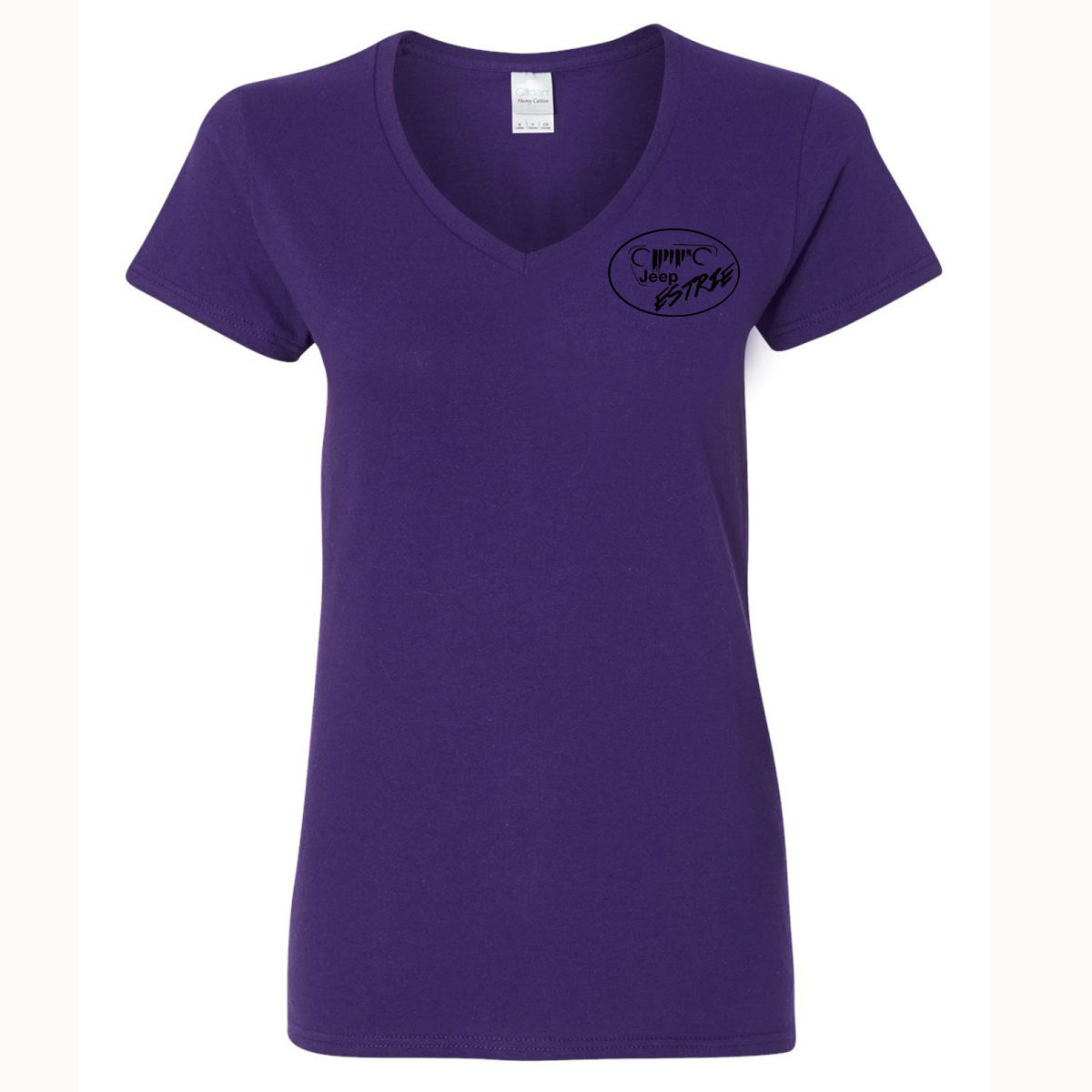 T-Shirt femme mauve (Black Logo Edition)