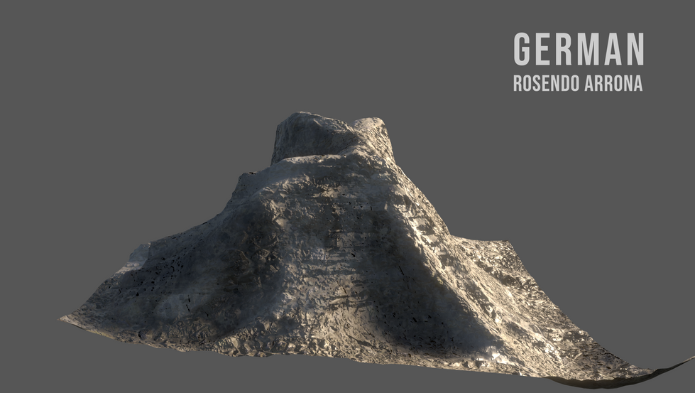 Montaña 3d para Composición