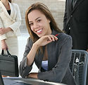 bigstockphoto_Business_Woman_On_Computer