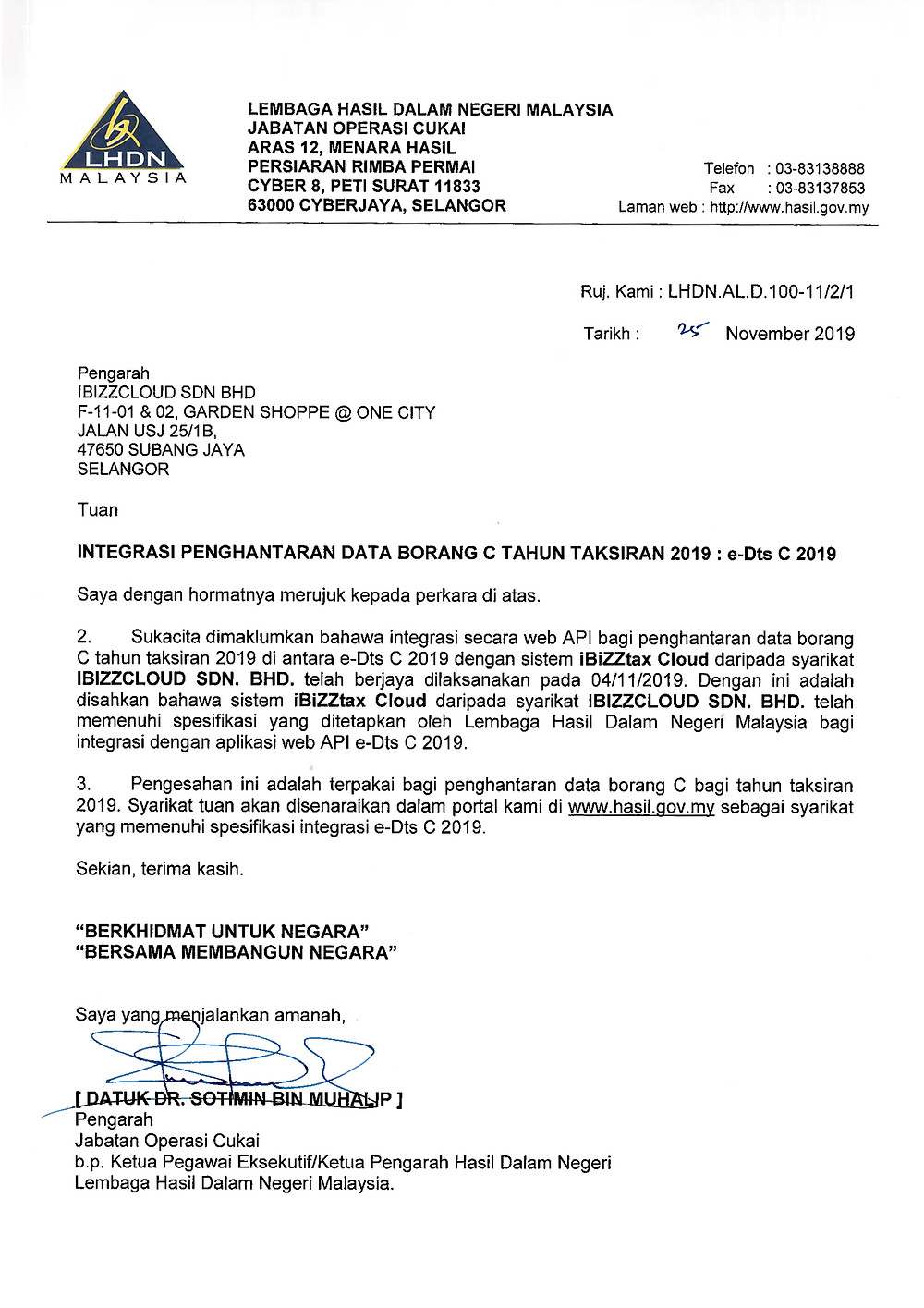 Lhdn selangor