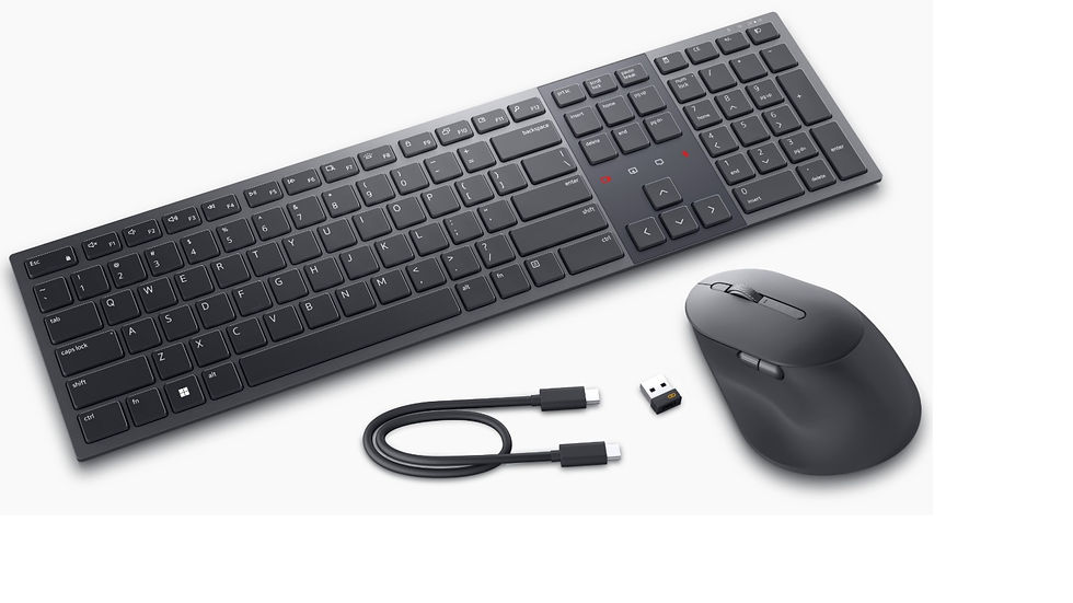 Thumbnail: Dell Premier Collaboration Keyboard and Mouse US English - KM900